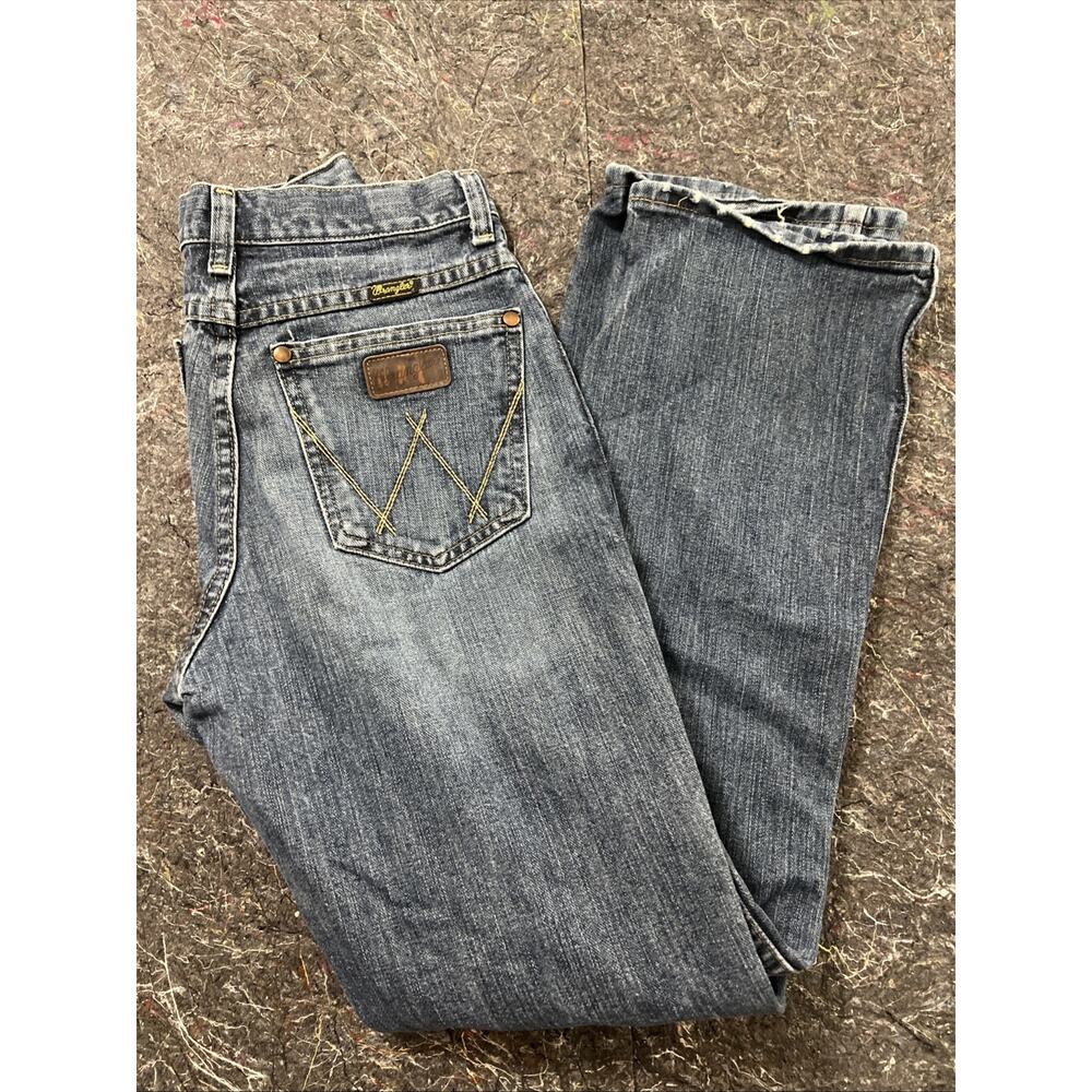 Wrangler Retro Slim Straight Jeans Boys 16x30 Regular Youth Western Bootcut